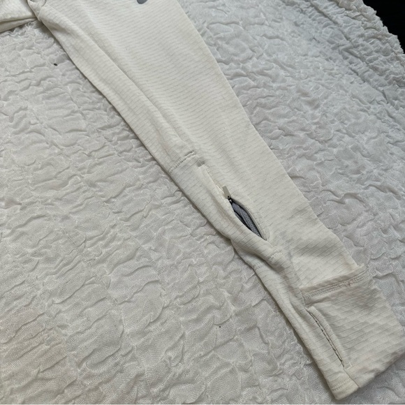 Nike Dri-Fit Sphere Element Half Zip Running Pullover Cream Small - Picture 8 of 13